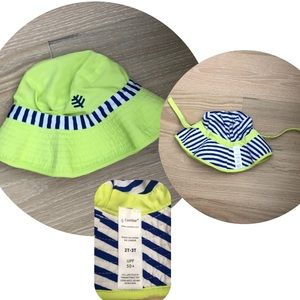 Coolibar Baby Reversible Beach Bucket Hat UPF 50+ 2-3T